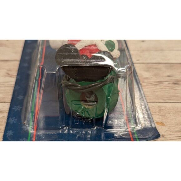 Mickey Mouse Illuminated Ornament 1998 Santa's Best EZ Light Set of 2 Christmas - Picture 6 of 9